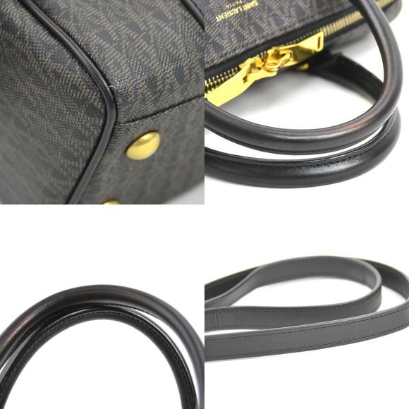 Saint Laurent Baby Duffle Handbag/Shoulder Bag in Coated Canvas, Black and - Picture 3 of 5
